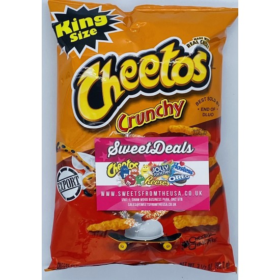 CHEETOS CRUNCHY CHEESE 99G BAGS KING SIZE