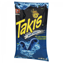 TAKIS BLUE HEAT TORTILLA CHIPS - BIG BAG