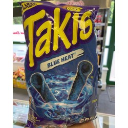 TAKIS BLUE HEAT TORTILLA CHIPS - LARGE 280g BAG