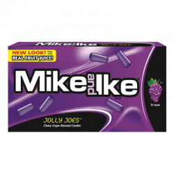 Mike and Ike Jolly Joes Grape Flavour Theatre Box