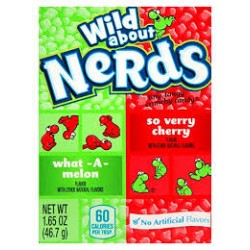 NERDS WHAT A MELON AND SO VERY CHERRY