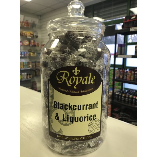ROYALE BLACKCURRANT AND LIQUORICE - RETRO SWEETS 200G