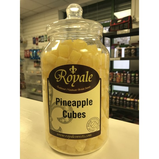 ROYALE PINEAPPLE CUBES - RETRO SWEETS 200G