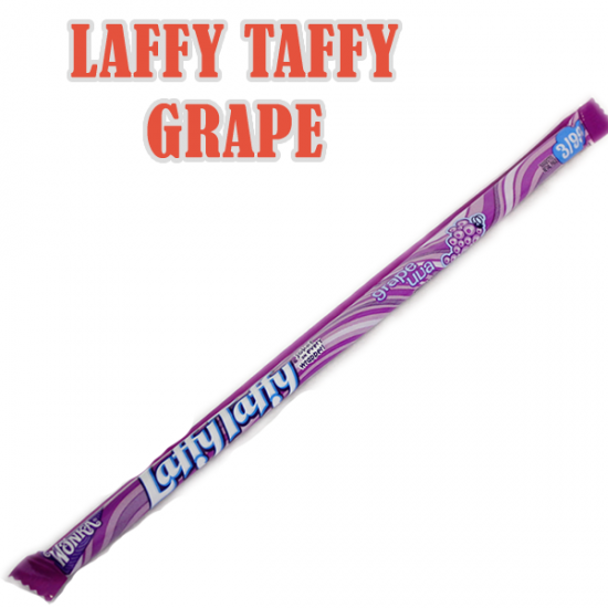 Wonka Laffy Taffy Grape Candy Chew Bar