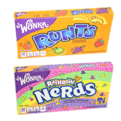 Wonka Double Pack Rainbow Nerds and Runts